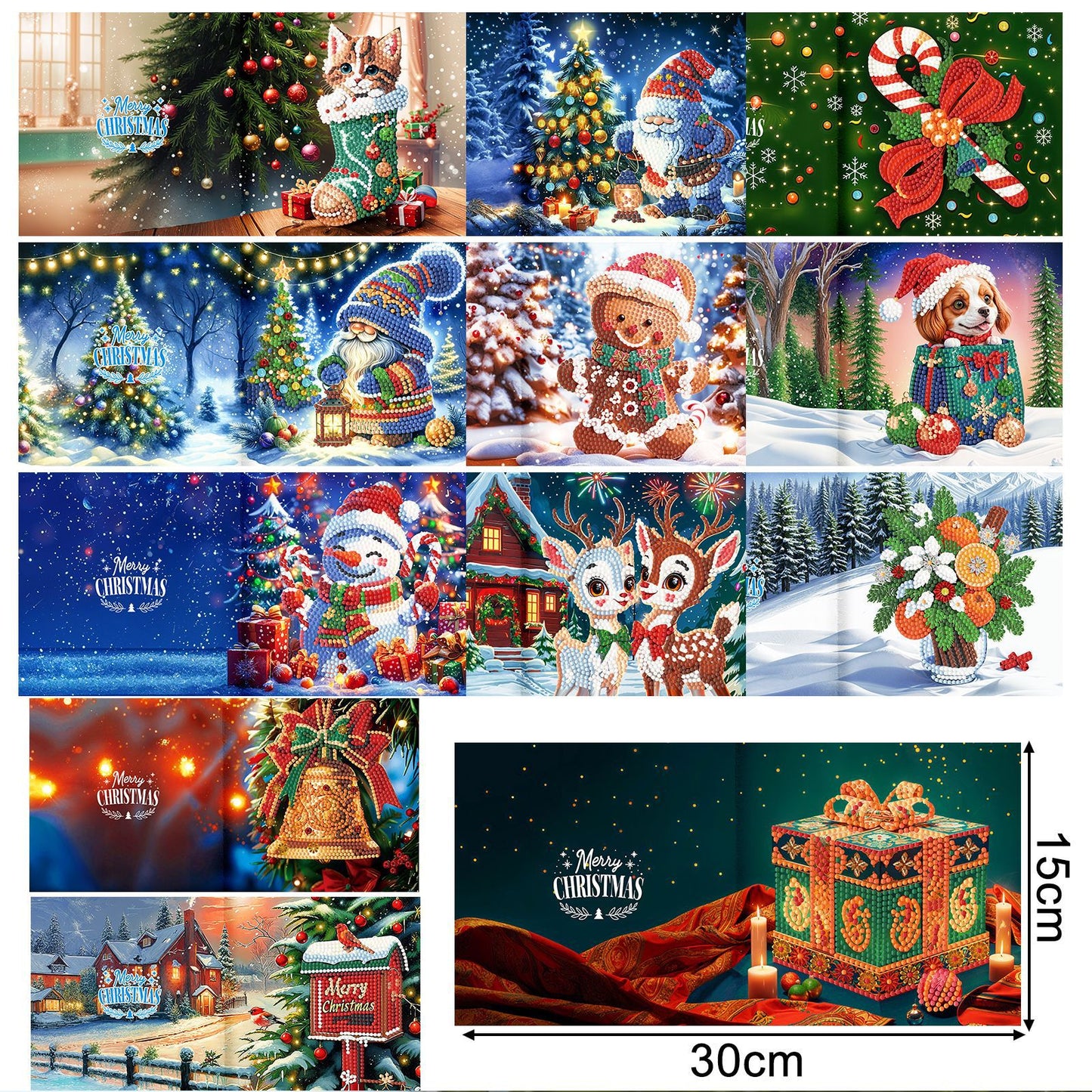 Greeting Card - Enchanted Christmas Set