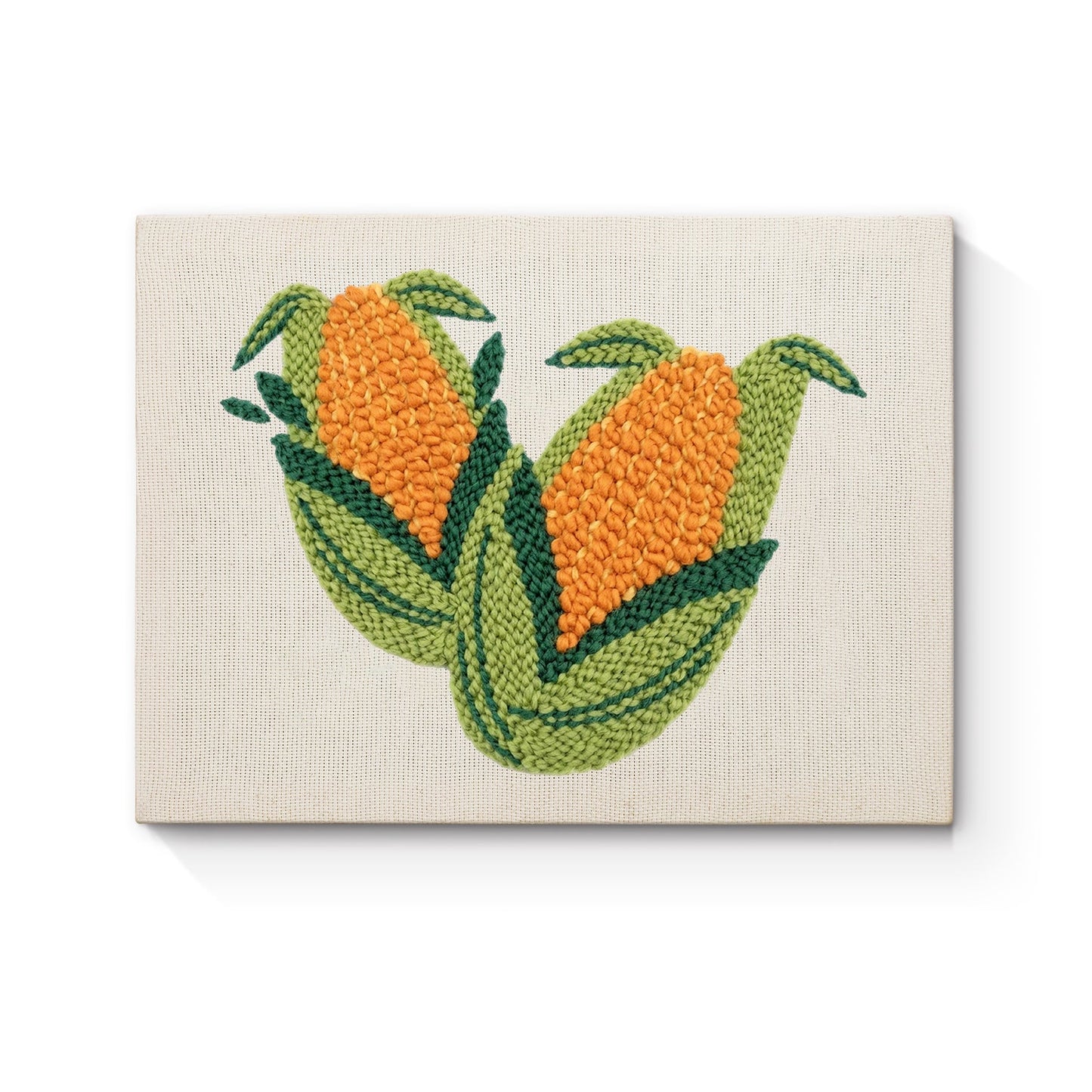Corn on the Cob - Punch Needle