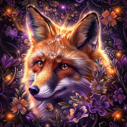 Mystic Fox Glow - Diamond Painting
