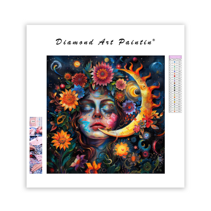 Sun and Moon Goddess – Diamond Painting