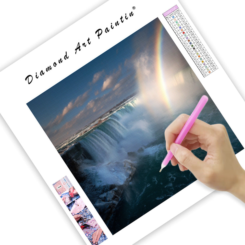 Mighty Niagara Falls Mist - Diamond Painting