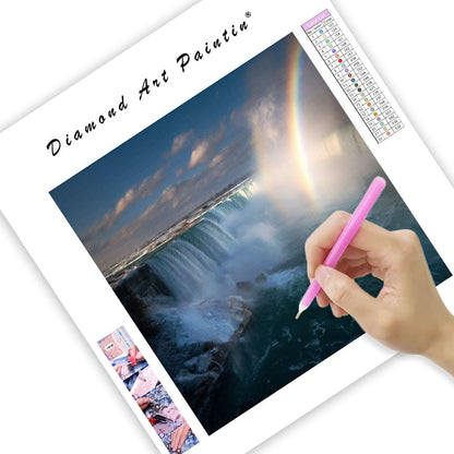Mighty Niagara Falls Mist - Diamond Painting