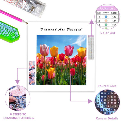 Tulip Parade - Diamond Painting