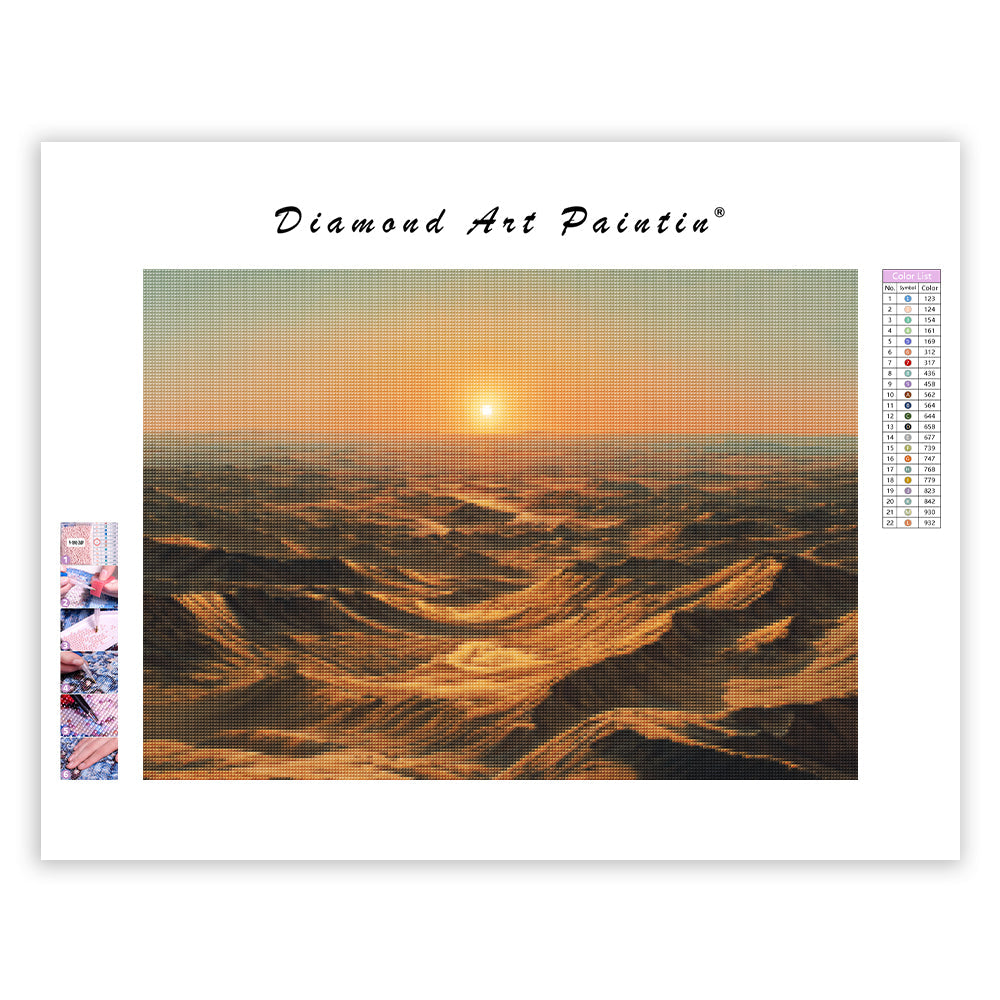 Vast Desert Landscape - Diamond Painting