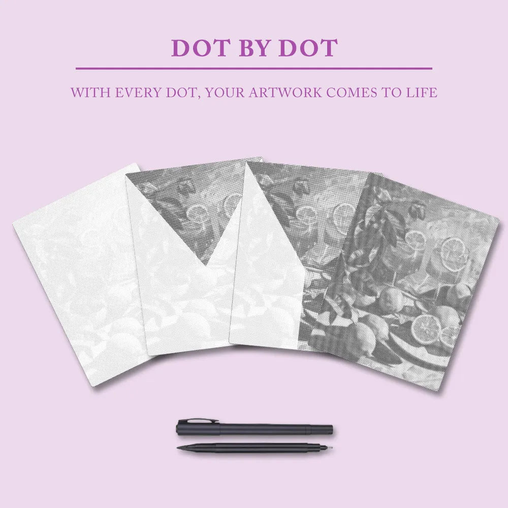 Summer Drink - Dot Painting