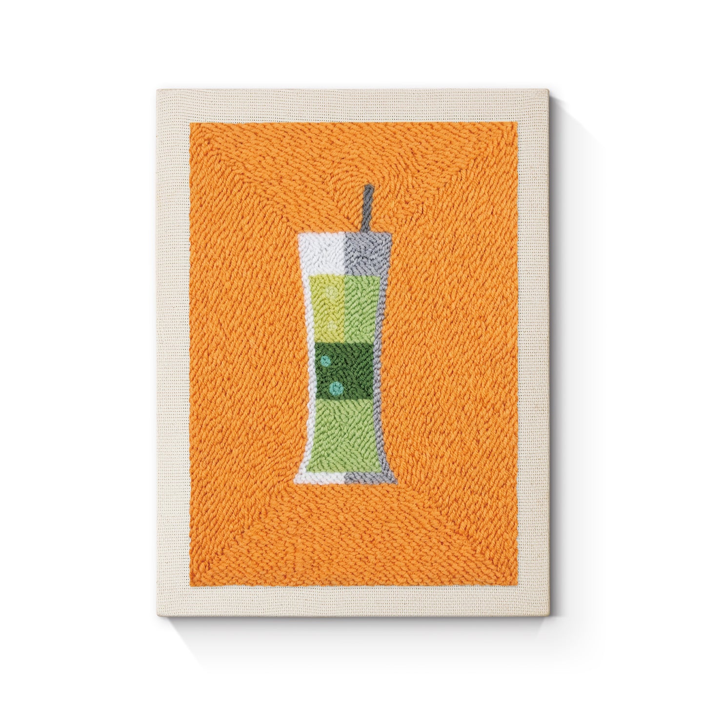 Green Drink - Punch Needle