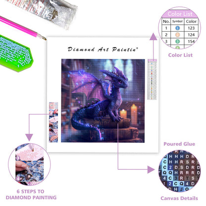 Book Guardian Dragon - Diamond Painting