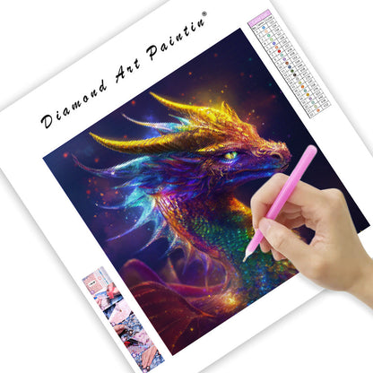Majestic Fantasy Dragon - Diamond Painting