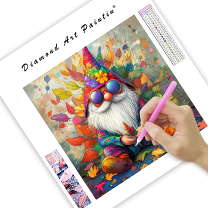 Psychedelic Gnome - Diamond Painting