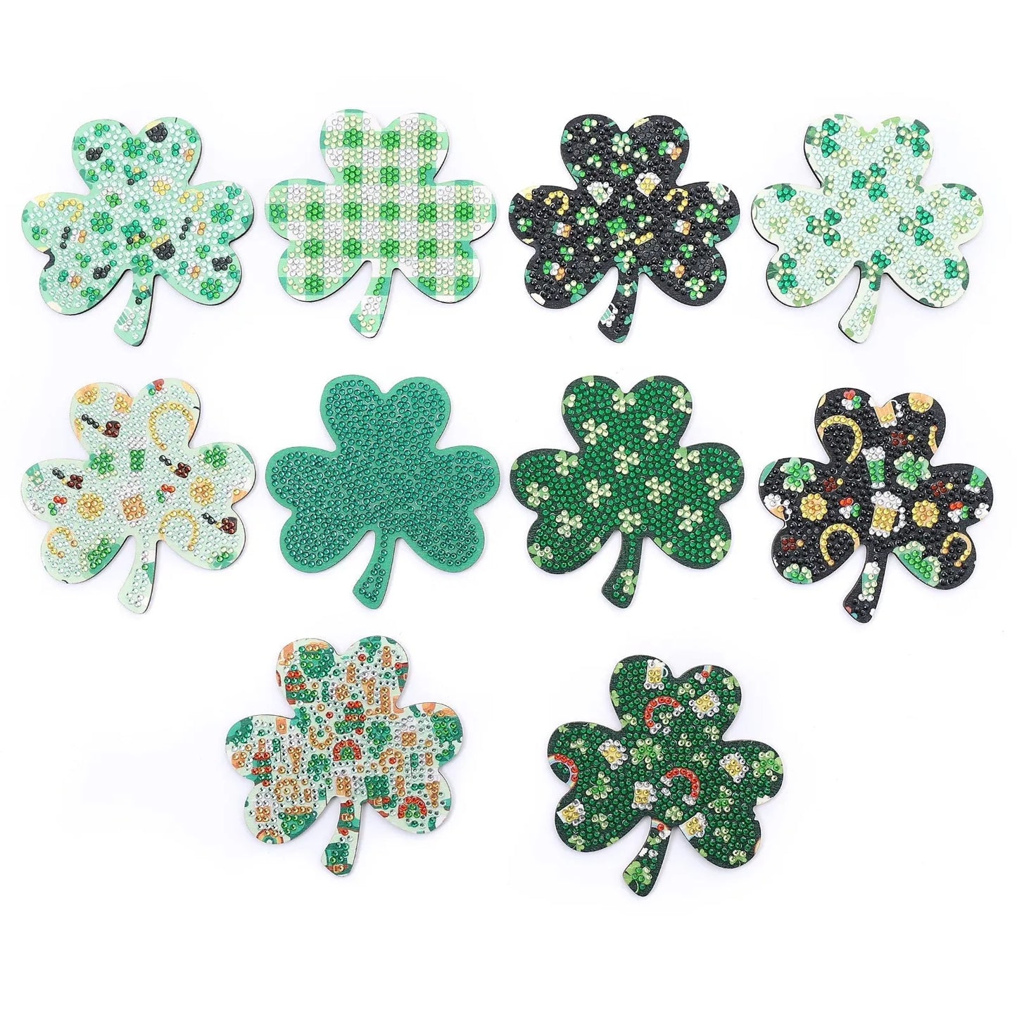 DIY Shamrock - Diamond Coasters