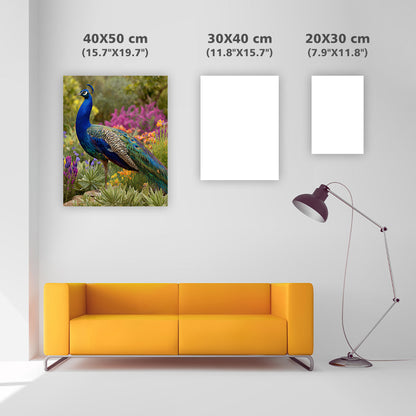 Peacock in the Garden - Diamond Painting